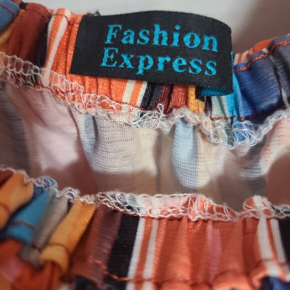 FASHION EXPRESS WOMEN'S SIZE 1X PEASANT DRESS NWOT MEXICAN BEAUTIFUL - Picture 2 of 4